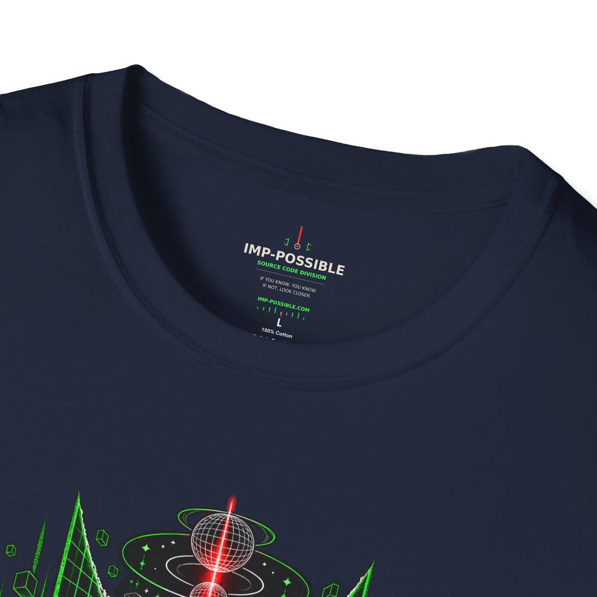 IMP-POSSIBLE Source Code of Reality graphic T-shirt product image