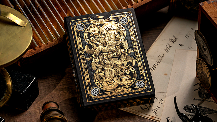 Beetle Backs Prestige Limited Edition luxury playing card deck with embossed tuck and foil details