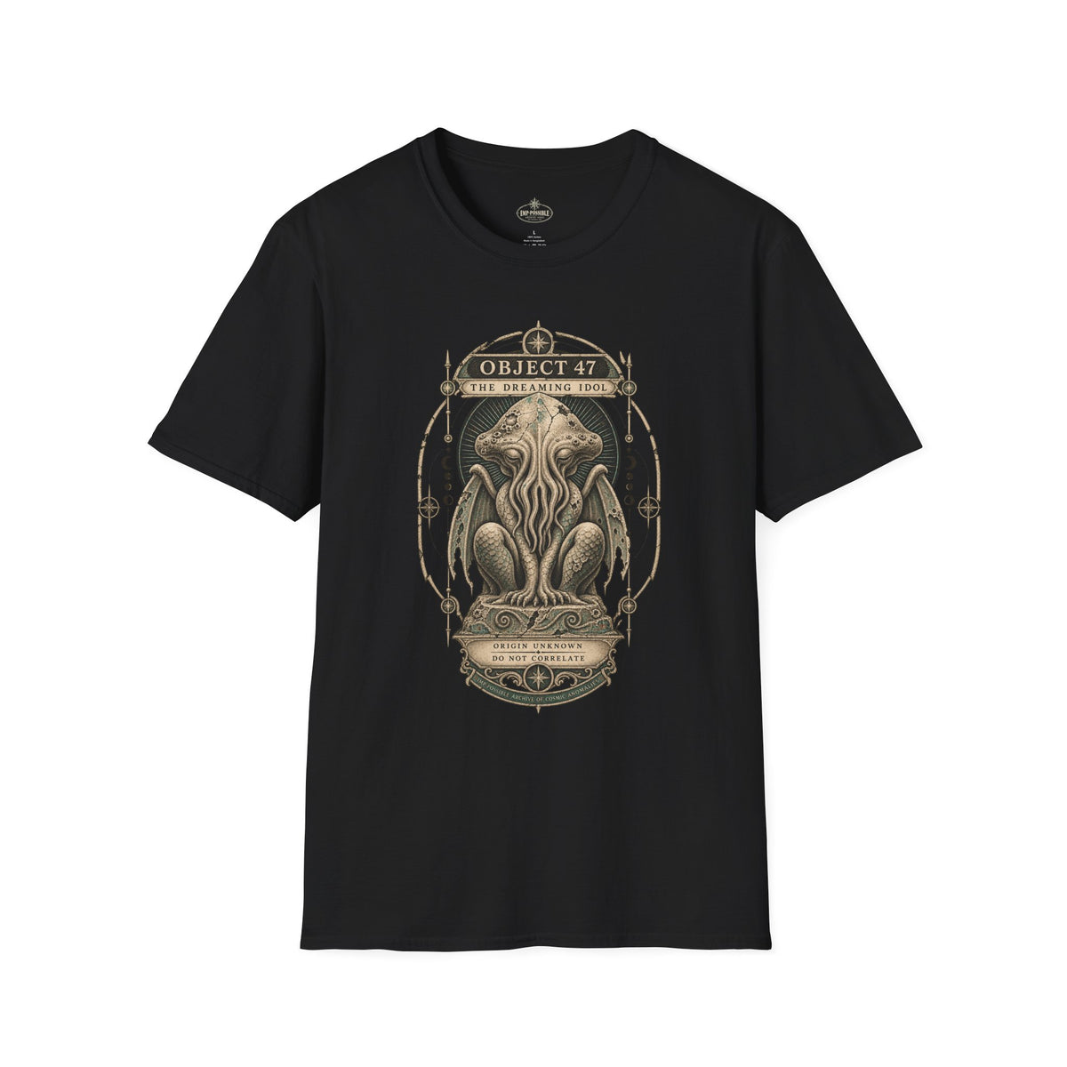 Black Object 47 The Dreaming Idol T-shirt, front view