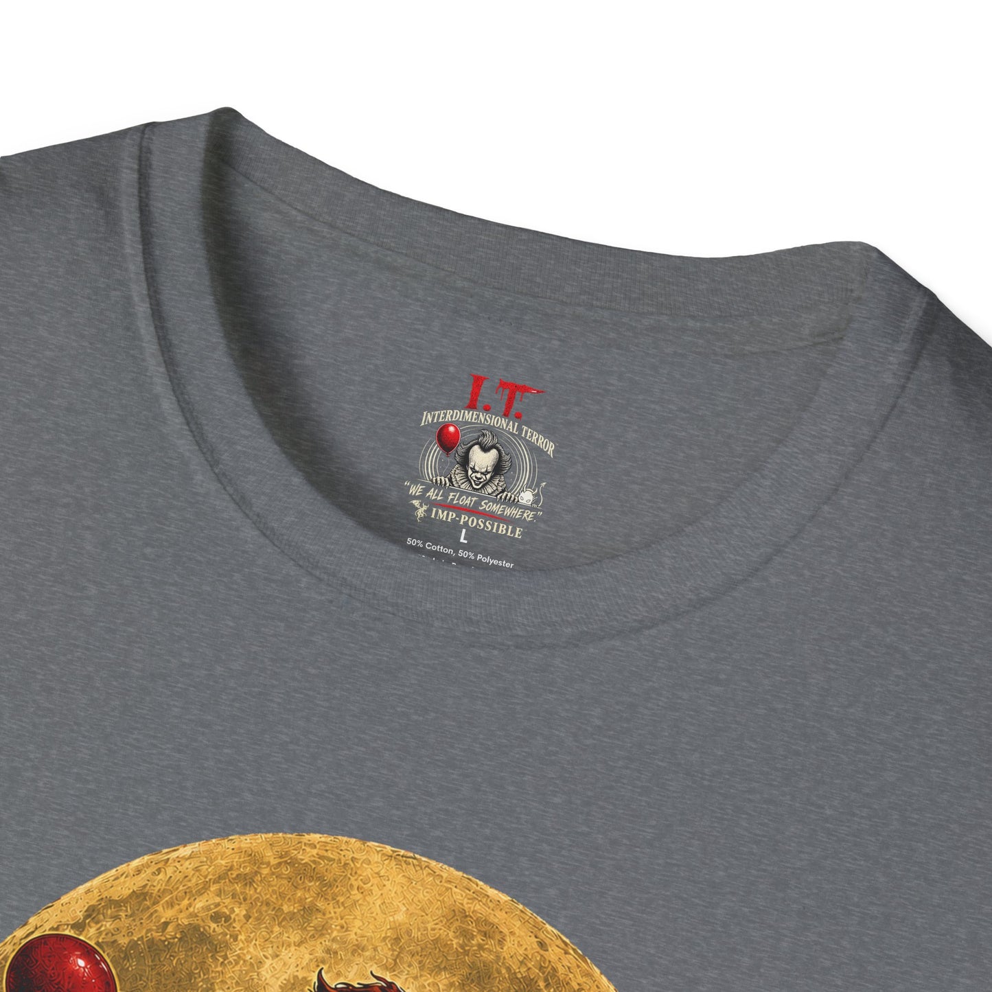 I.T. Interdimensional Terror sci-fi parody graphic tee mockup