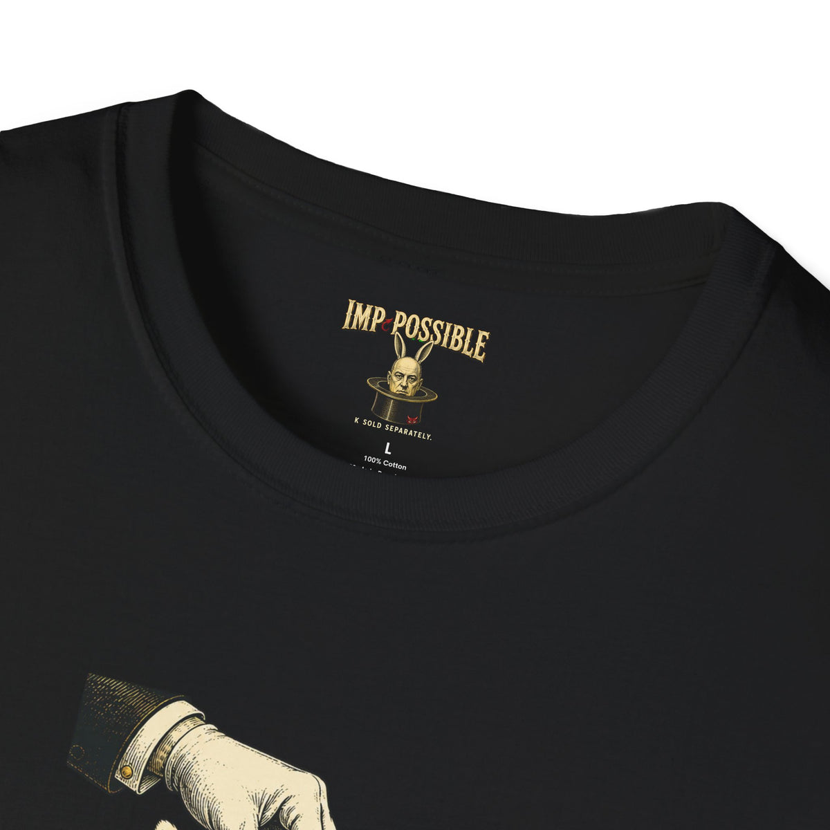 Aleister Crowley Magick occult parody T-shirt product mockup
