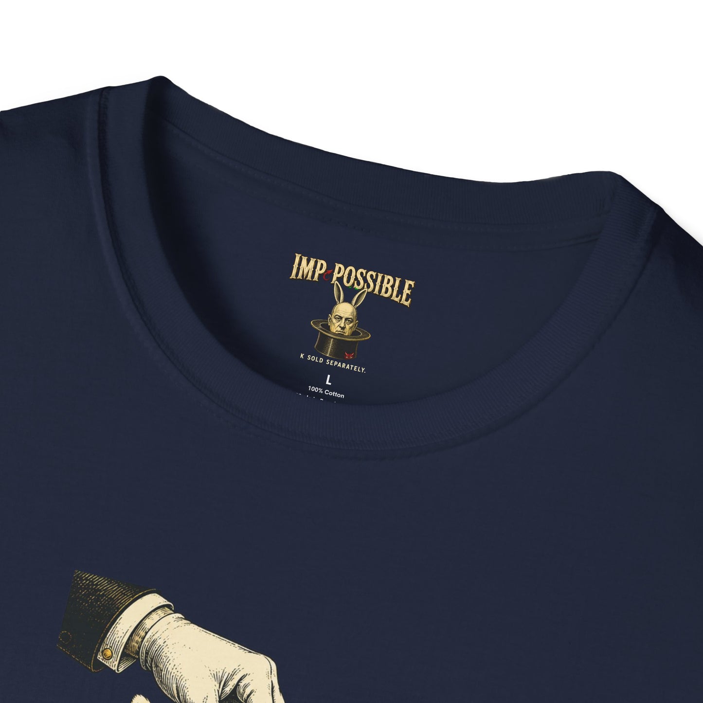 Aleister Crowley Magick occult parody T-shirt product mockup