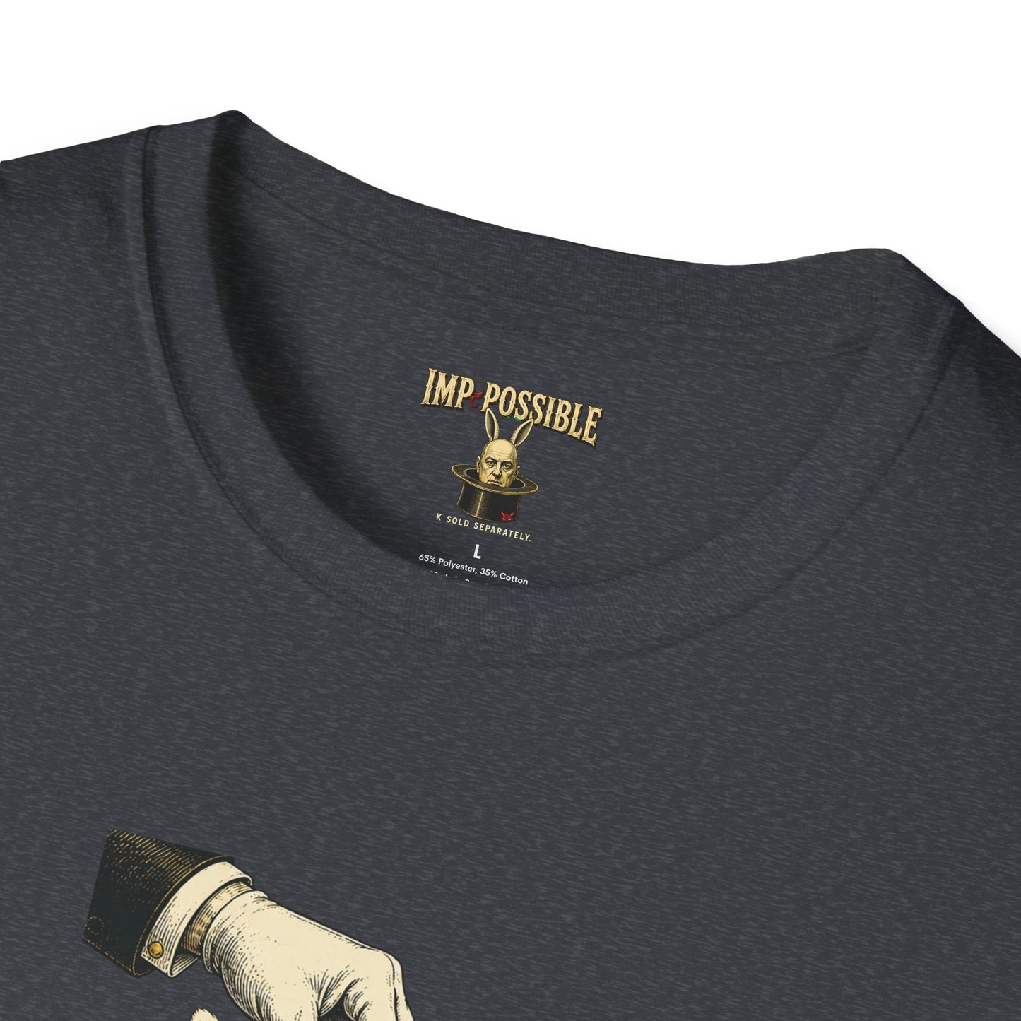 Aleister Crowley Magick occult parody T-shirt product mockup