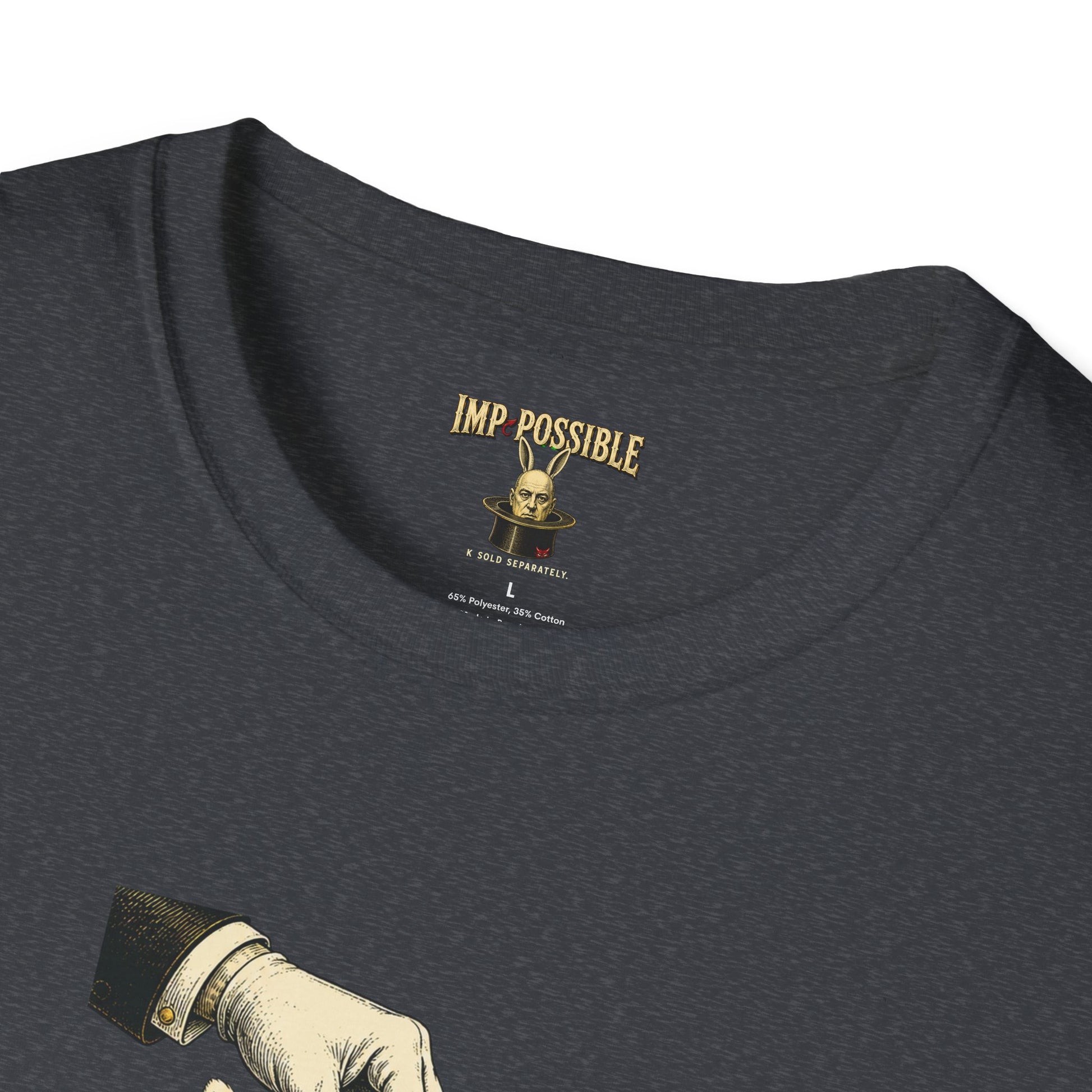 Aleister Crowley Magick occult parody T-shirt product mockup