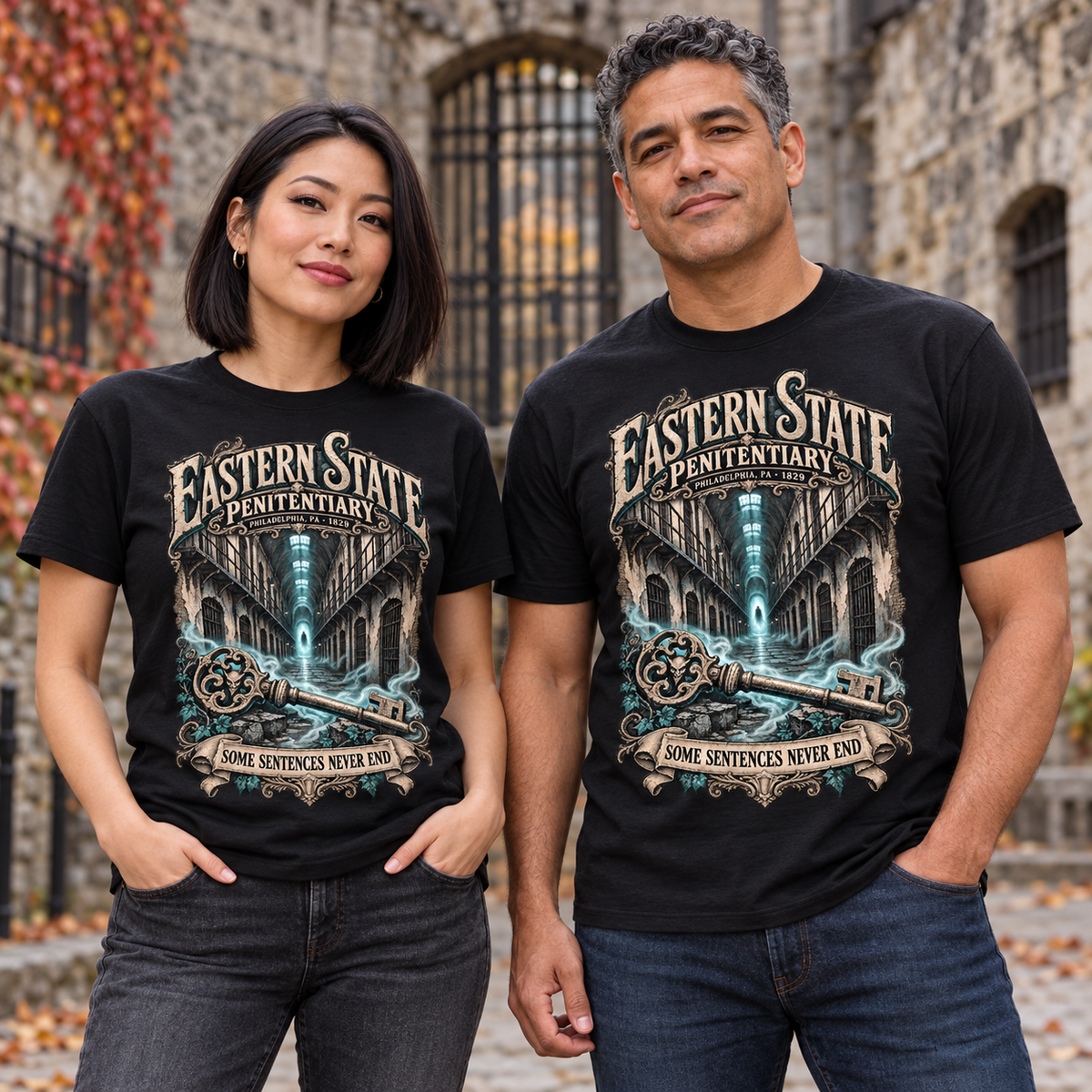 Eastern State Penitentiary — Some Sentences Never End T-Shirt