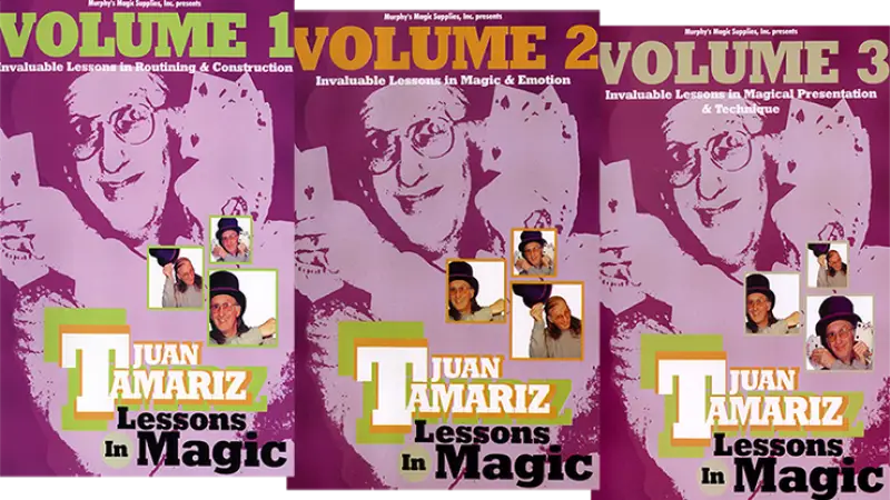 3 Vol. Combo Juan Tamariz Lessons in Magic - Video Download