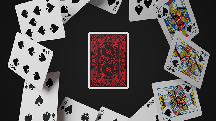 404 Playing Cards custom court cards with glitch inspired artwork