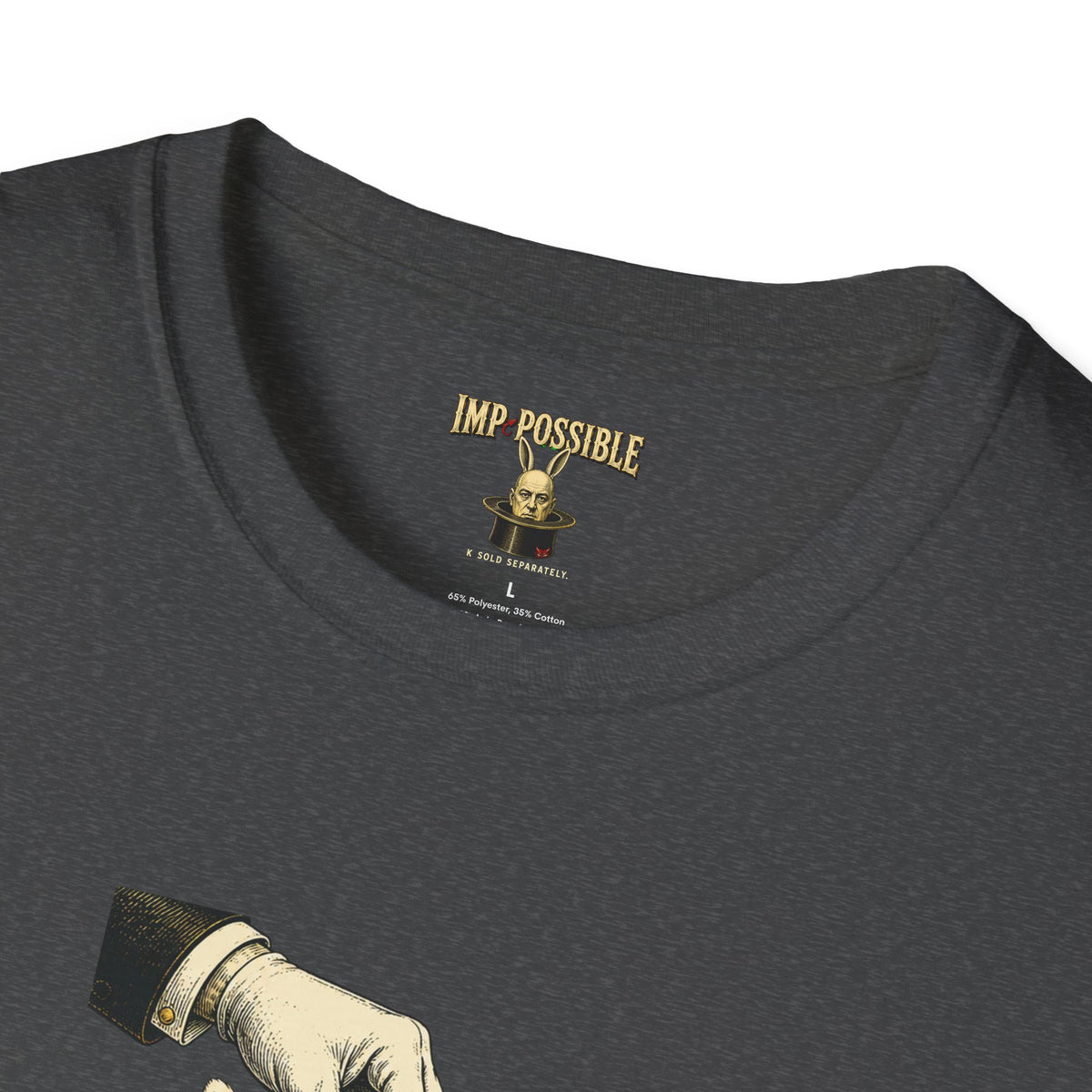 Aleister Crowley Magick occult parody T-shirt product mockup
