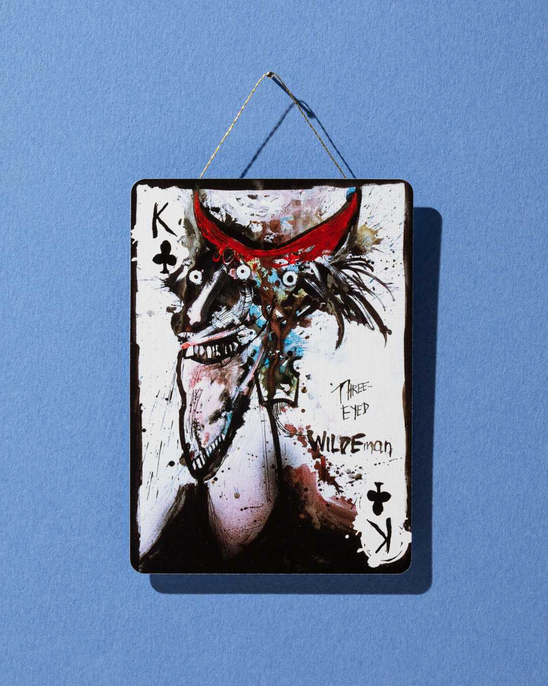 Flying Dog Edition 2 playing card close-up featuring Ralph Steadman style ink illustration and expressive artwork