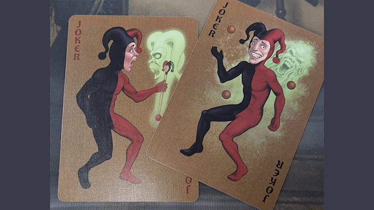 Bicycle Haunted House playing cards joker artwork