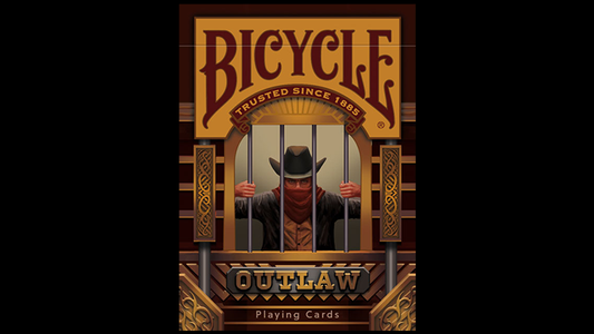 Bicycle Outlaw Playing Cards tuck box western themed design