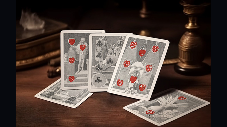 Gilded Bartlett Transformation Playing Cards illustrated transformation artwork