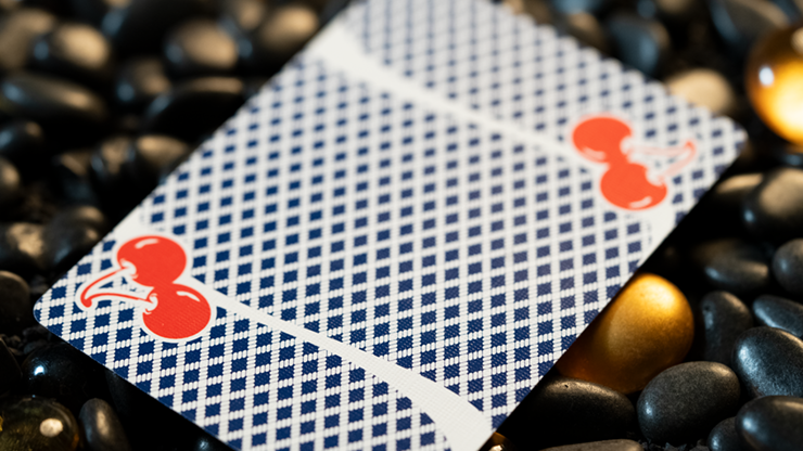 Bee X Cherry Playing Cards blue edition card backs