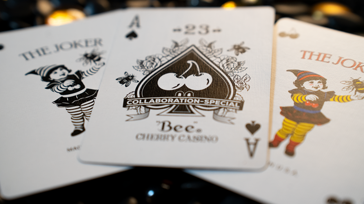Bee X Cherry Playing Cards edition faces