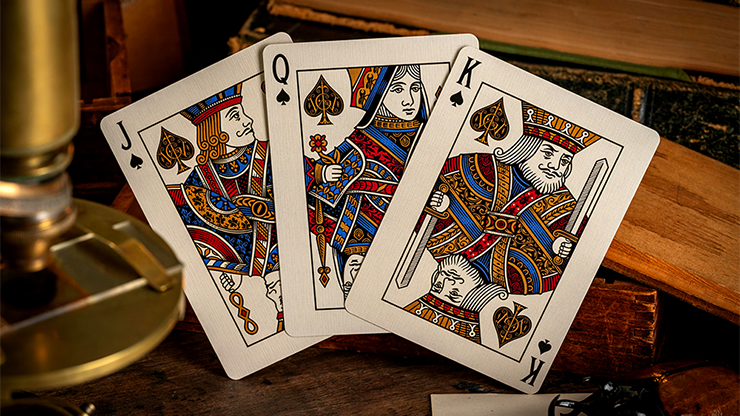 Beetle Backs Crimson Edition playing cards custom face cards and joker artwork