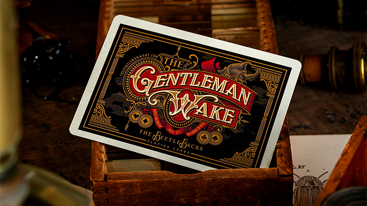 Beetle Backs Cobalt Edition playing cards fan spread showing premium casino stock