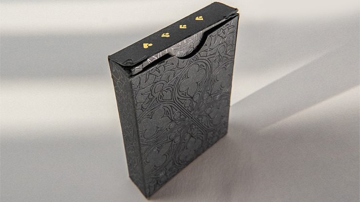 Ascend XIX Playing Cards tuck showing ornate gold artwork