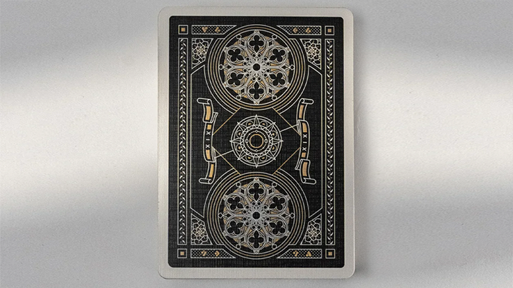 Ascend XIX Playing Cards showing ornate gold artwork