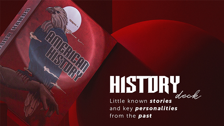american history playing cards tuck box design
