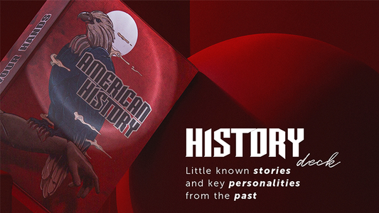 american history playing cards tuck box design