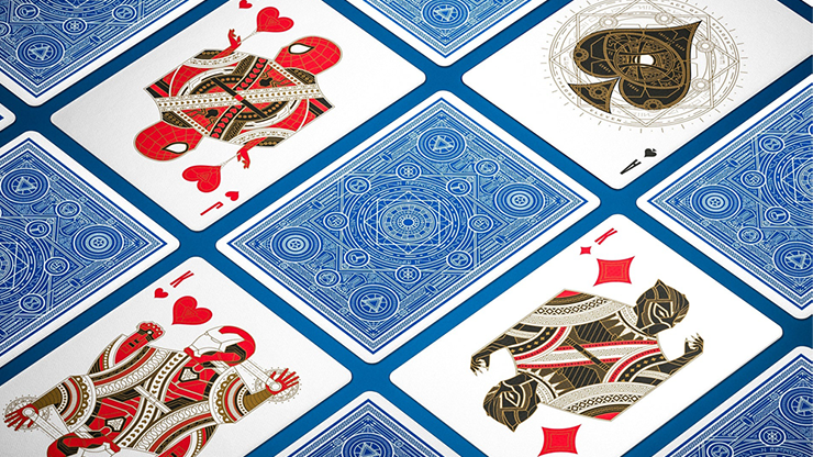 Avengers Blue Edition Playing Cards by theory11 | Marvel Collector Deck