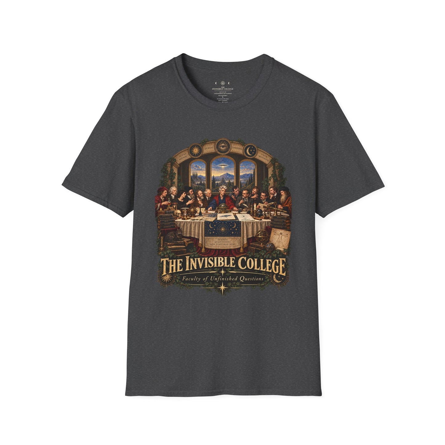 The Invisible College esoteric Last Supper homage T-shirt – product mockup