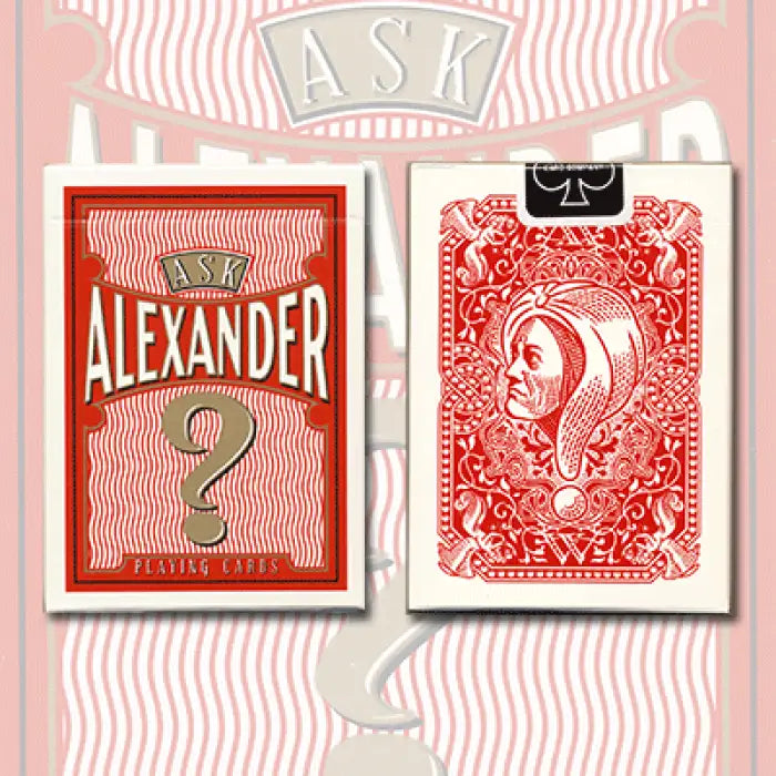 Ask Alexander Playing Cards limited edition deck by Conjuring Arts Center designed by Mark Stutzman
