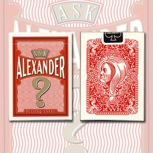 Ask Alexander Playing Cards limited edition deck by Conjuring Arts Center designed by Mark Stutzman