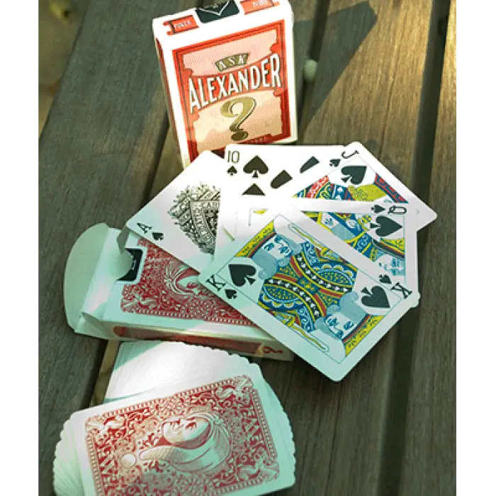 Ask Alexander Playing Cards limited edition deck by Conjuring Arts Center designed by Mark Stutzman