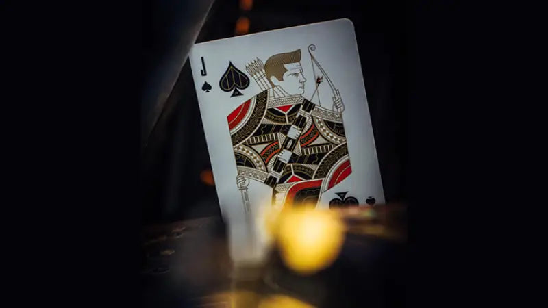 Avengers Red Edition Playing Cards by theory11 featuring Marvel superheroes