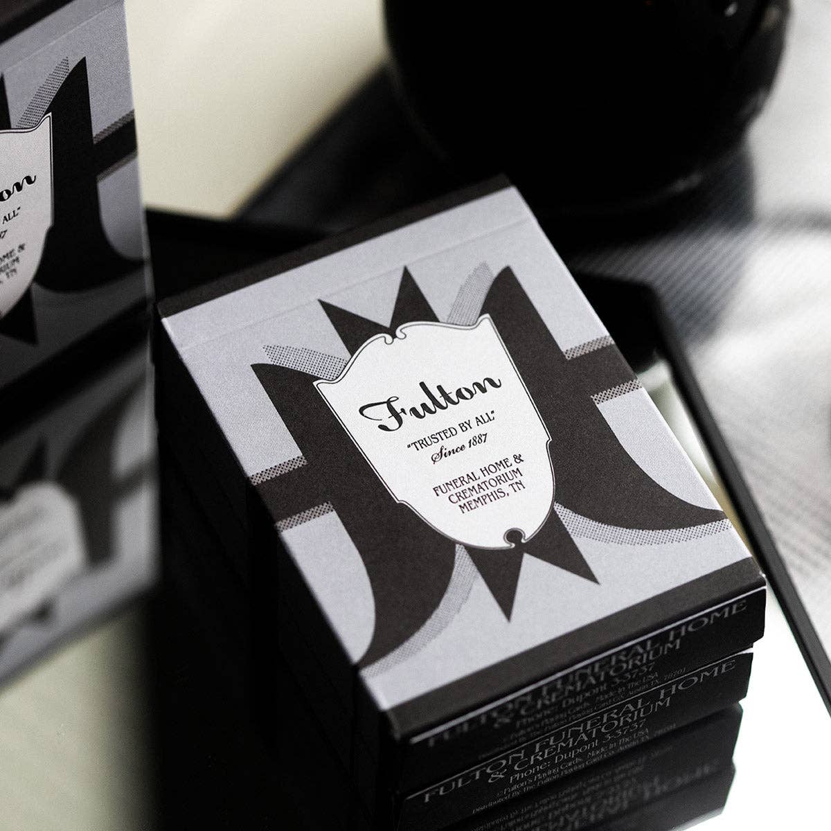 FULTON'S FUNERAL PLAYING CARDS