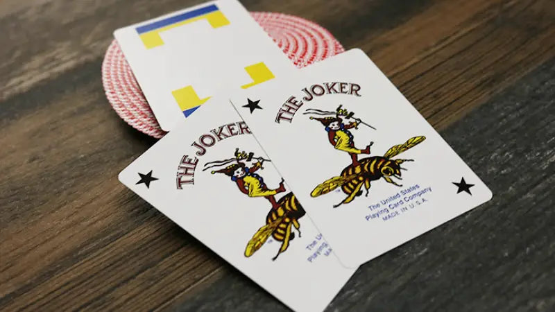 Bee Lotus Casino Grade (Red) Playing Cards