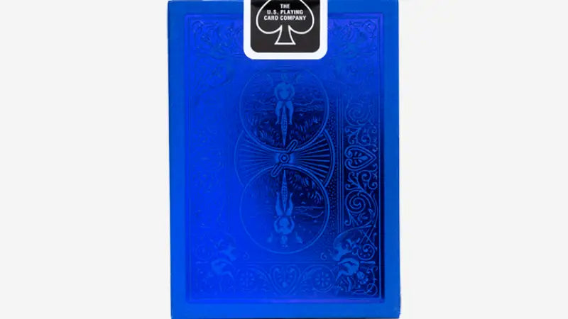 Bicycle Metalluxe Blue Playing Cards by US Playing Card Co.