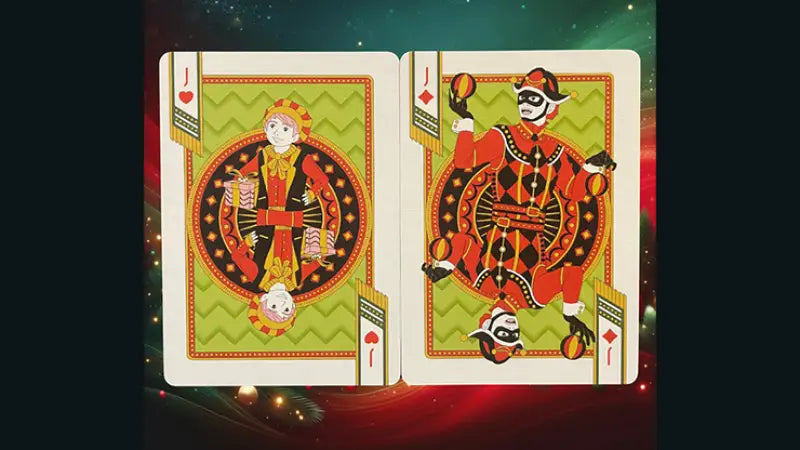 Bicycle Nutcracker (Green) Playing Cards