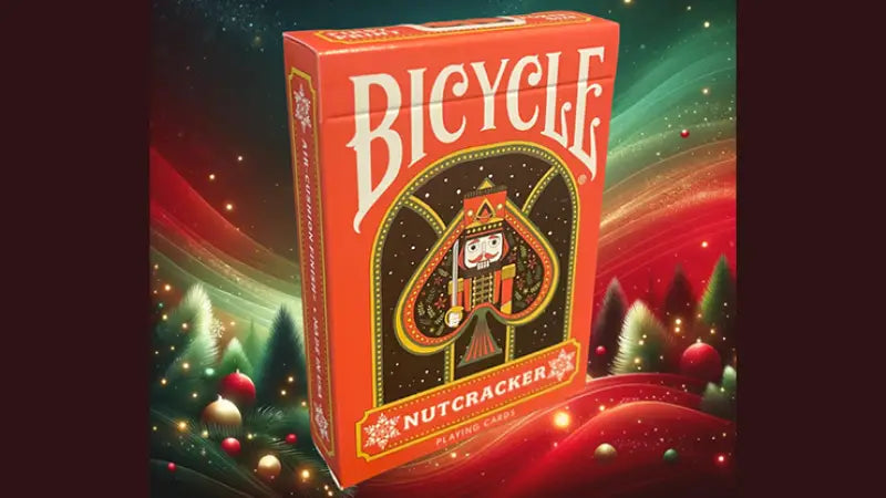 Bicycle Nutcracker (Red) Playing Cards