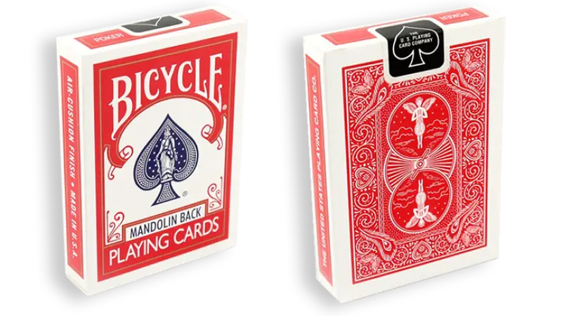 Bicycle Playing Cards 809 Mandolin Red by USPCC