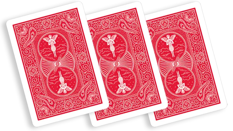 Bicycle Playing Cards 809 Mandolin Red by USPCC