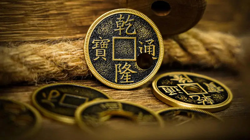 Crazy Chinese Coins by Artisan Coin & Jimmy Fan (Gimmicks and Online Instructions) - Trick