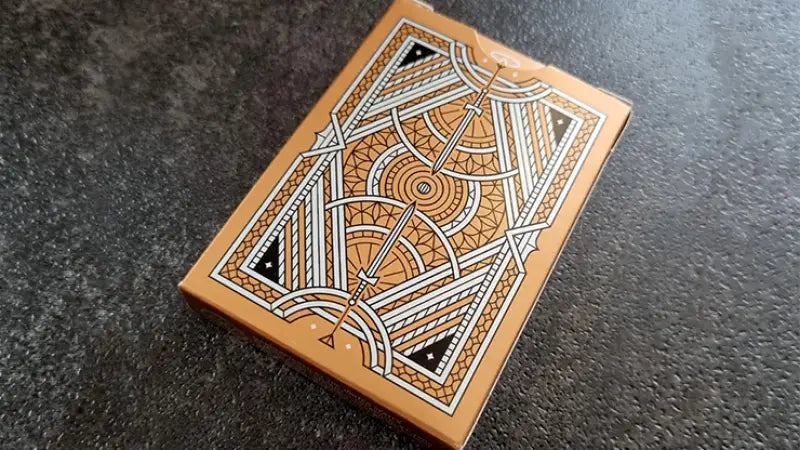 Damokles Cuprum Playing Cards by Giovanni Meroni