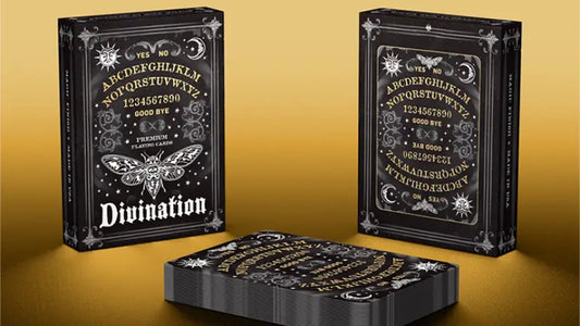 Divination (Black) Playing Cards by Midnight Cards