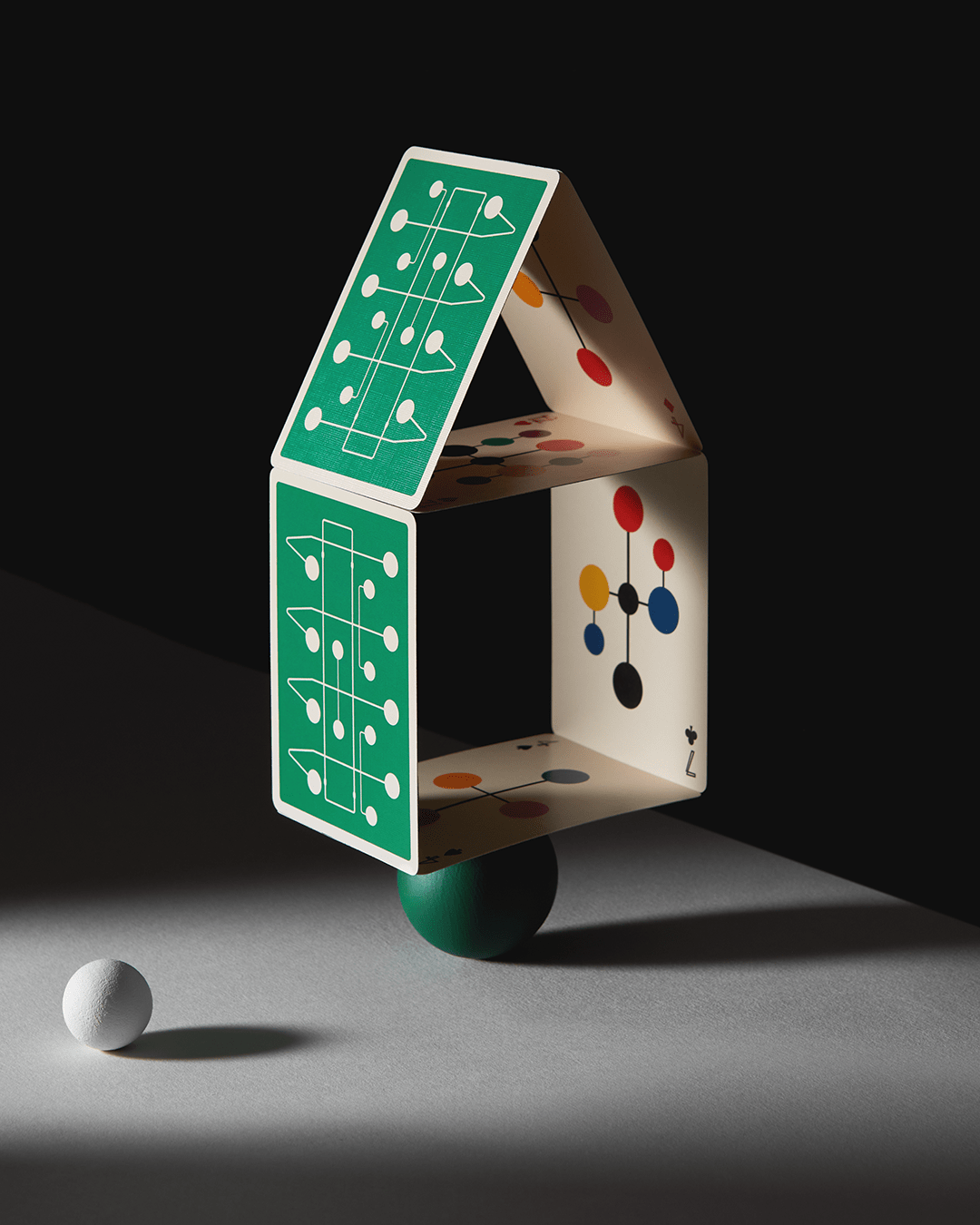 Eames Hang-It-All playing cards displayed with midcentury modern home aesthetic inspiration