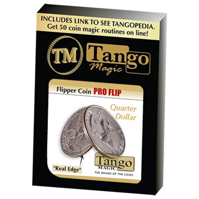 Flipper coin Pro Flip Quarter dollar (D0105) by Tango