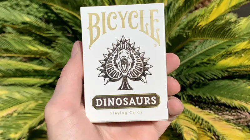 Gilded Bicycle Dinosaur Playing Cards