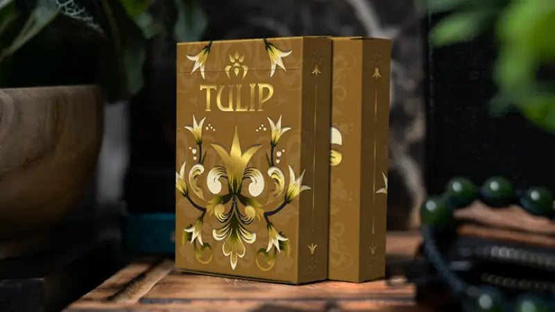 Grand Tulip Gold Playing Cards