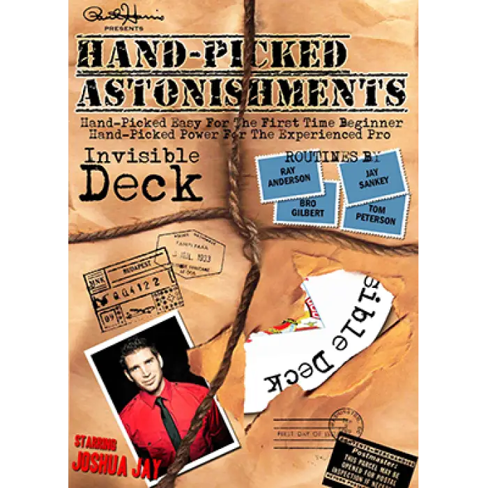 Hand-picked Astonishments (Invisible Deck) by Paul Harris and Joshua Jay - Video Download