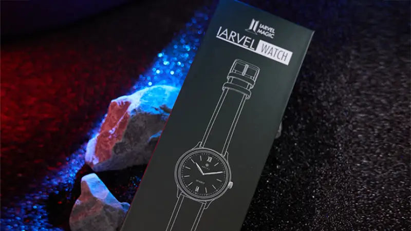 IARVEL WATCH (Silver Watchcase Black Dial) by Iarvel Magic and Bluether Magic