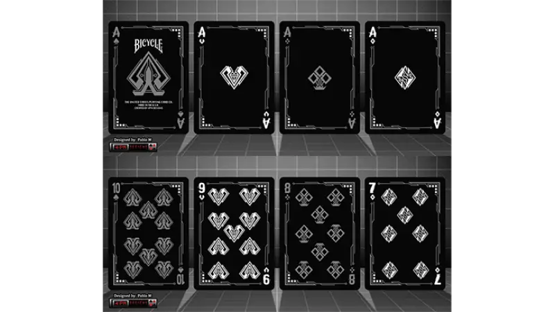 Limited Edition Bicycle Grid Blackout Playing Cards