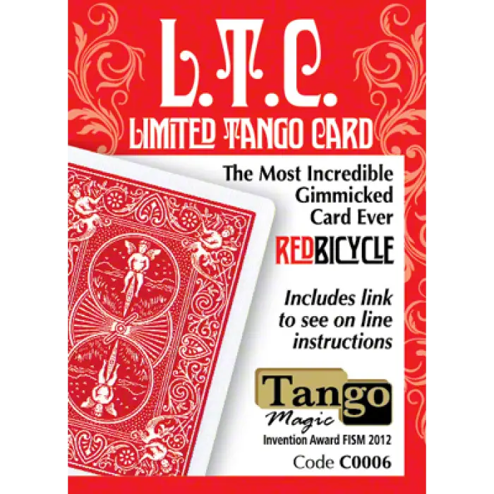 Limited Tango Card Red (T.L.C.) (C0006) by Tango - Trick