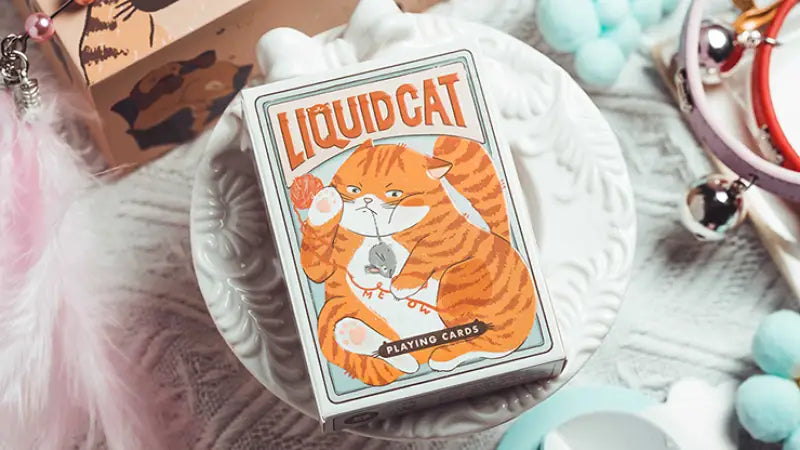 Liquid Cat Playing Cards by 808 Magic and Bacon Playing Card