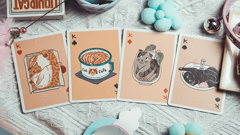 Liquid Cat Playing Cards by 808 Magic and Bacon Playing Card